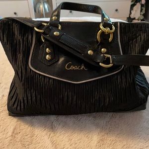 Black coach bag